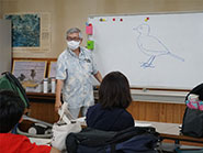 谷口先生の野鳥の絵画教室