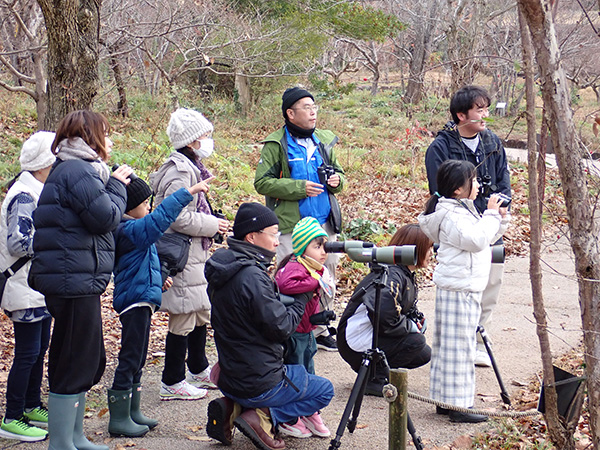 観察会のようす 観察会のようす